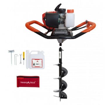 Motoburghiu - Foreza Pamant - YETO - Putere 2.3 CP + 1 burghiu 200 mm
