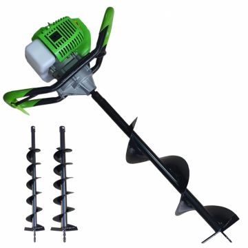 Motoburghiu, Foreza de Pamant Craf-Tec,  6CP, 2 Burghie Incluse ( 100mm, 200mm )