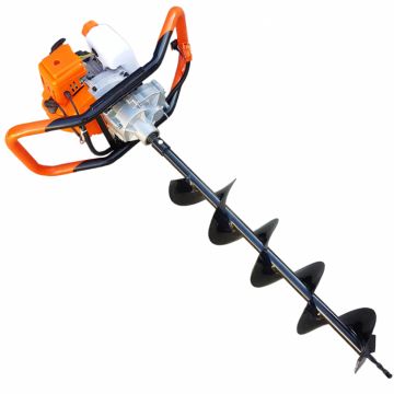 Motoburghiu , Foreza de Pamant, KZUBR 2.5 CP, 1 x Burghiu Inclus - 150mm