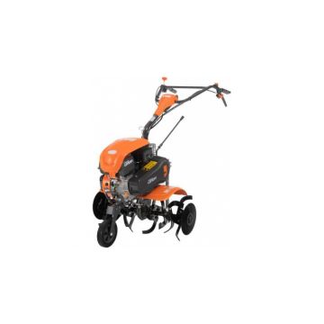 Motocultor  O-MAC MC 7000  cu roti+plug+rarita+prasitoare+roti M