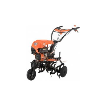 Motocultor O-MAC MC 800 cu roti+plug+rarita+prasitoare+roti M