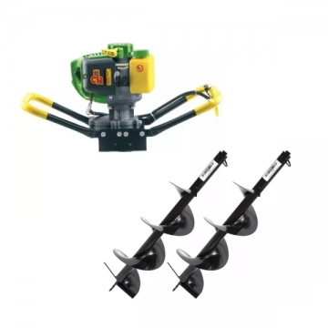 Set Motoburghiu Pamant - PARTNERPRO PPE1500, Putere 2.0 CP + 2 x burghie 100, 150mm Set Motoburghiu Pamant - PARTNERPRO PPE1500, Putere 2.0 CP + 2 x burghie 100, 150mm