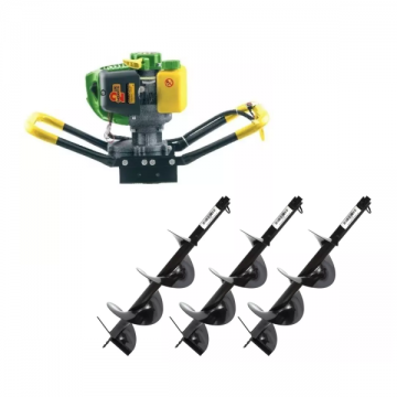 Set Motoburghiu Pamant - PARTNERPRO PPE1500, Putere 2.0 CP + 3 x burghie 100, 150, 200mm Set Motoburghiu Pamant - PARTNERPRO PPE1500, Putere 2.0 CP + 3 x burghie 100, 150, 200mm