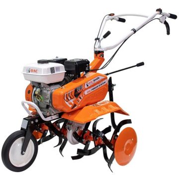 Ruris Motosapa pe benzina DAC 6000K, 7 CP, 560-830 mm, 163 cm³, Alb-Negru-Portocaliu