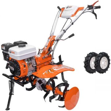 Ruris Motosapa Ruris Dac 185, putere 8.5 CP, roti cauciuc 5.00-8, 2 viteze, latime lucru 560-930 mm, benzina